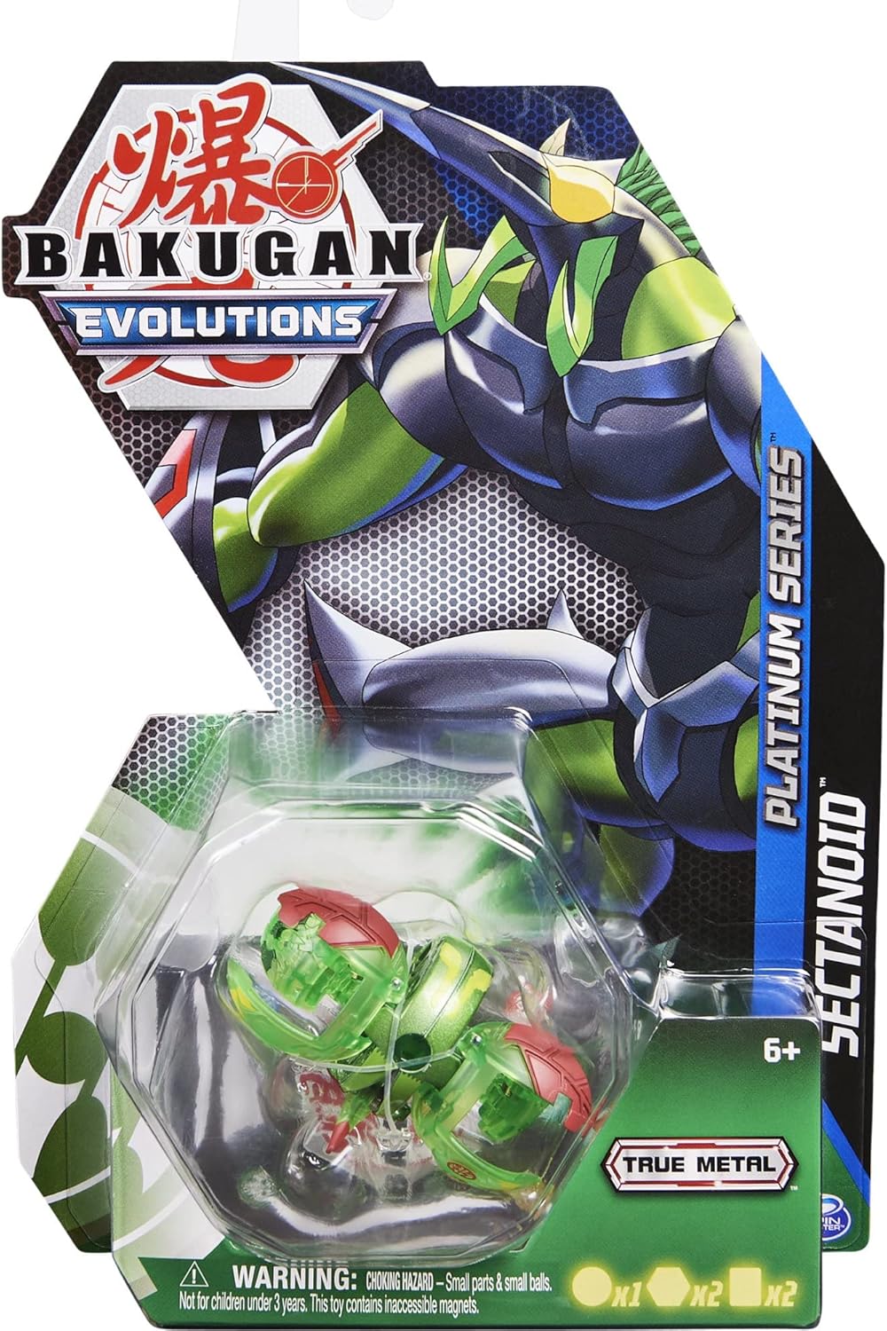 Spin Master-Bakugan Evolutions Platinum Series - Sectanoid-6062758-Legacy Toys