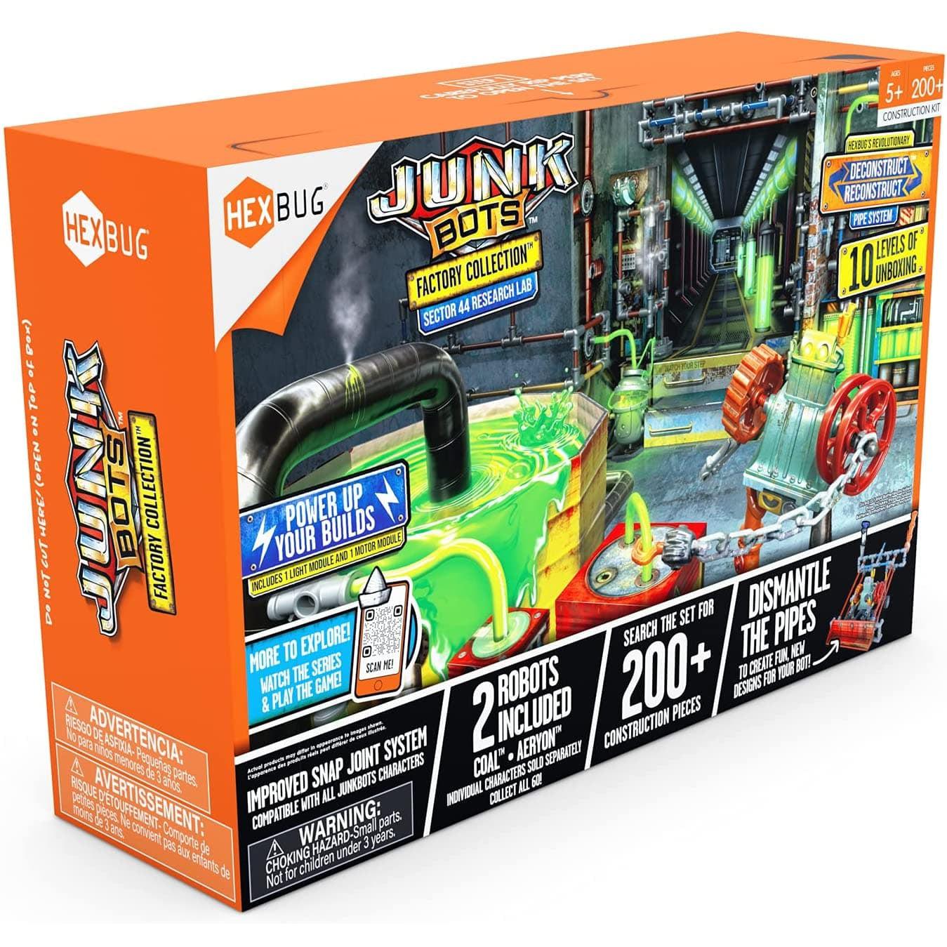 Spin Master-Hexbug Junkbots Small Factory Habitat - Sector 44 Research Lab-430-7131-Legacy Toys