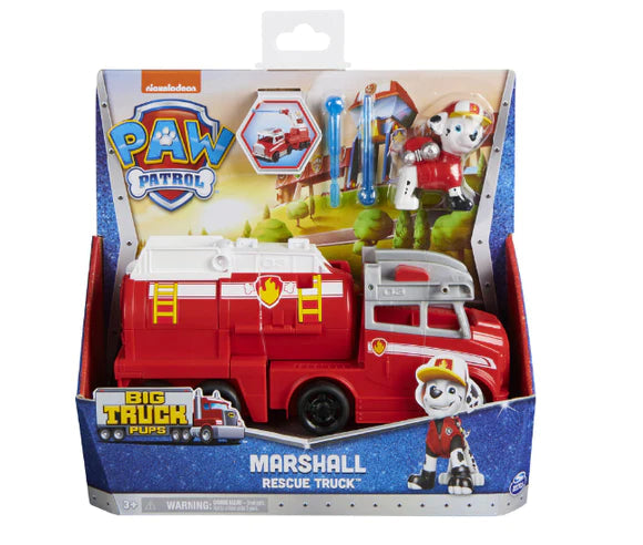 Spin Master-PAW Patrol: Big Truck Pups - Marshall Rescue Truck-6065299-Legacy Toys