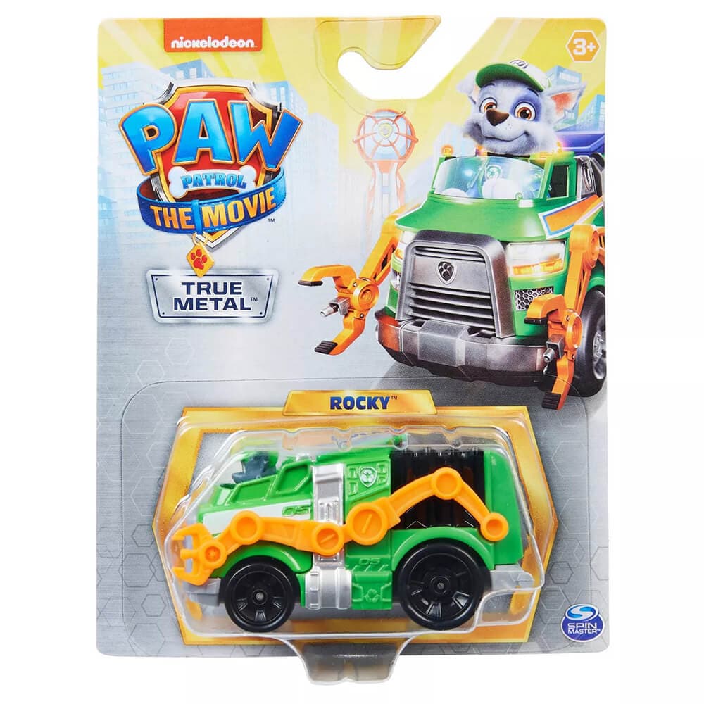 Spin Master-PAW Patrol: The Movie True Metal Die-Cast Vehicle Assortment-20132873-Rocky-Legacy Toys