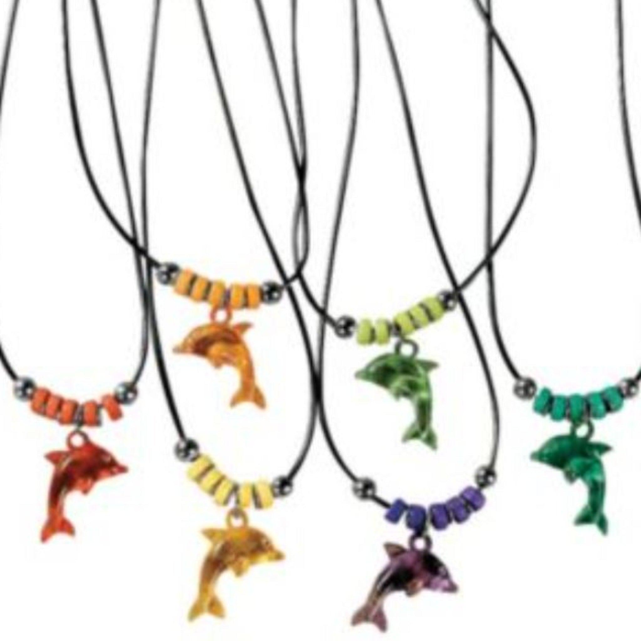 Squire Boone Village-Oceans Mood Necklace - Dolphin-RFN120-Legacy Toys