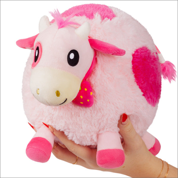 Squishable-Mini Squishables - 7" Strawberry Cow-115048-Legacy Toys