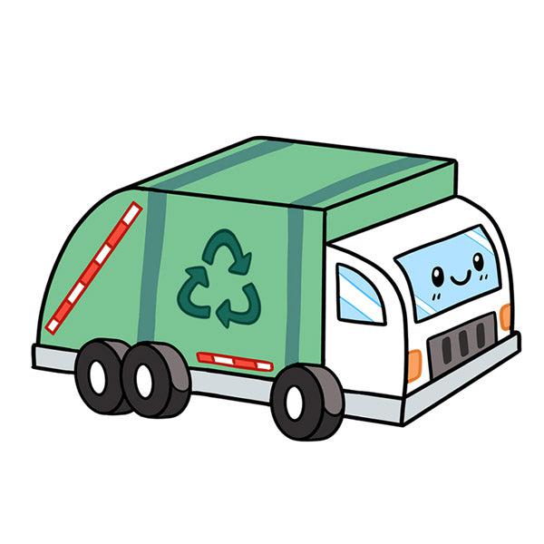 Squishable-Squishables Go! - 12" Garbage Truck-118810-Legacy Toys