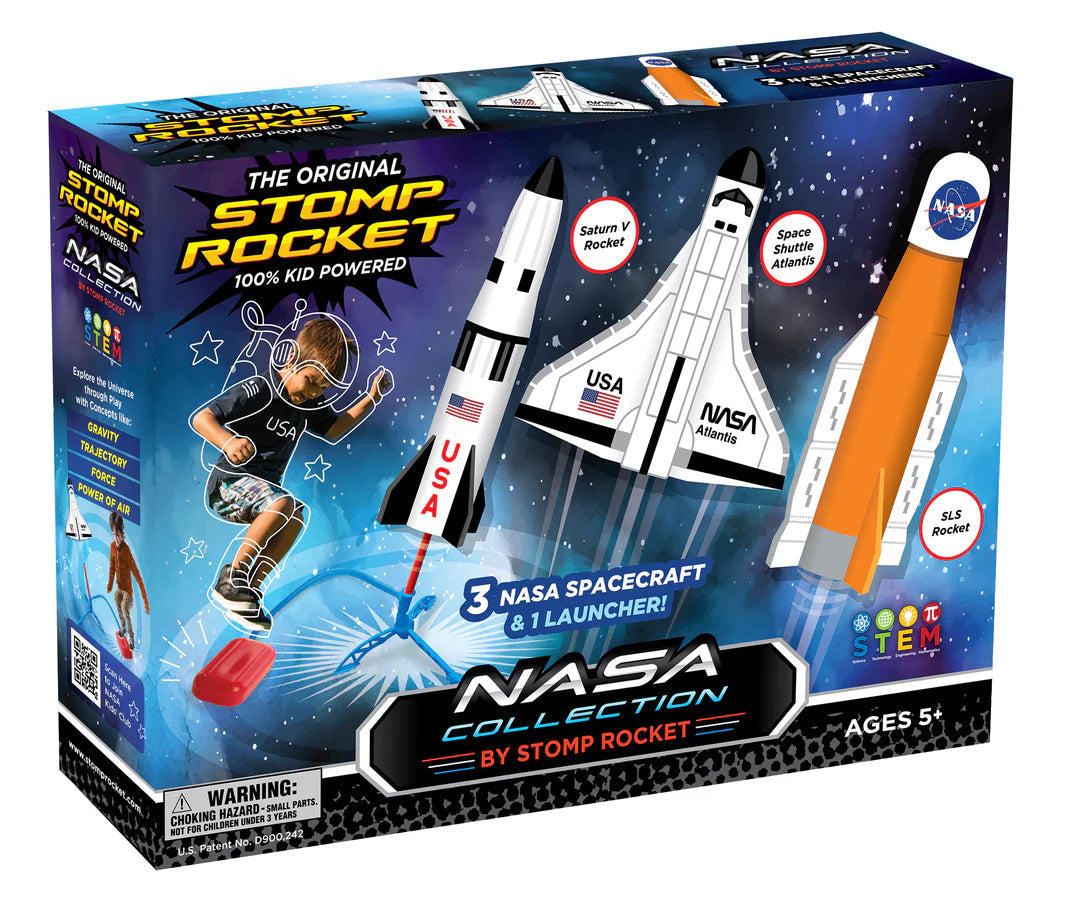 Stomp Rockets-Space Collection By Stomp Rocket-40020-Legacy Toys