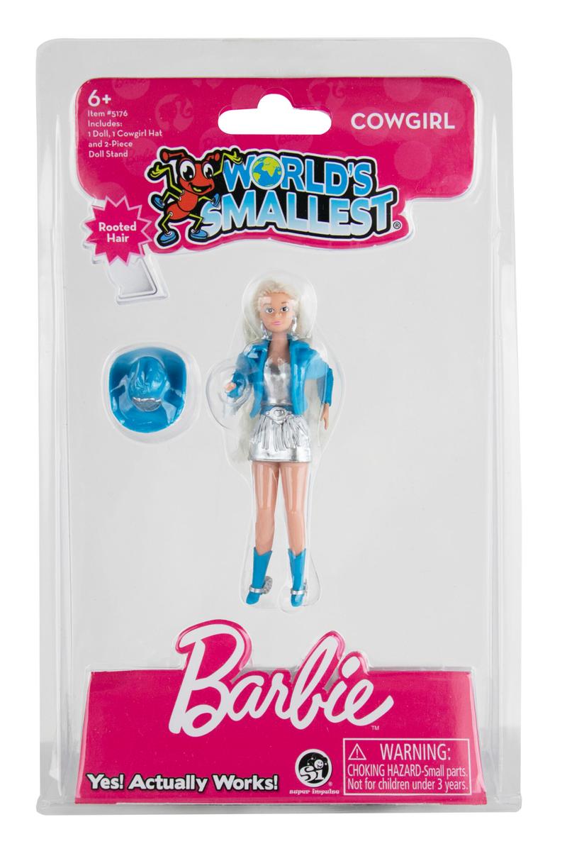 Super Impulse-World's Smallest 4 Inch Posable Barbie™ Doll – Rollerblade Or Cowgirl-5176-Legacy Toys