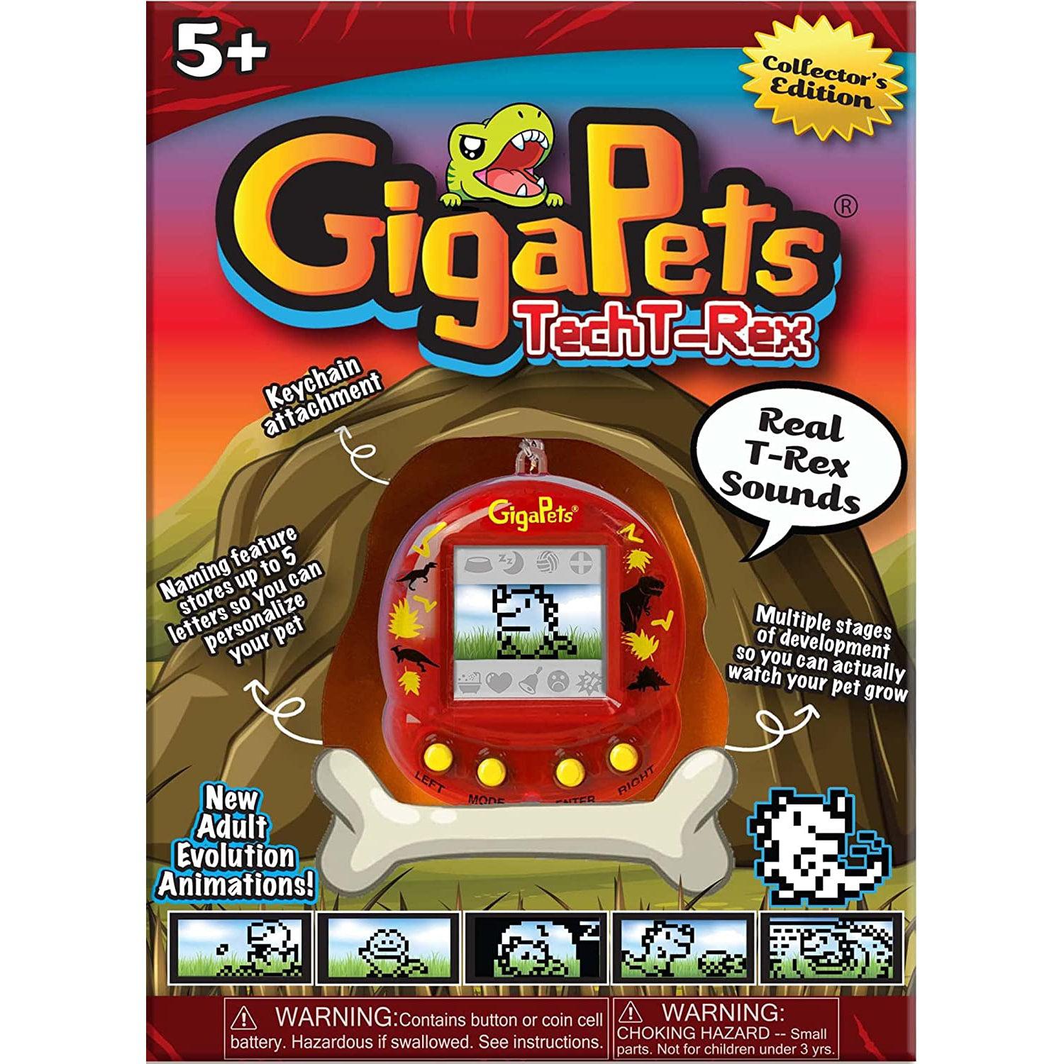 Tangle-Giga Pets Collector’s Edition Nostalgic 90s Toy, 3D Pet T-Rex-TST-1033-Legacy Toys