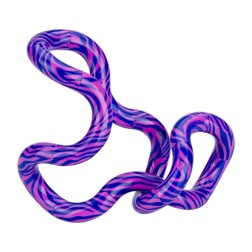 Tangle-Tangle Jr. Wild - Blister Card Assorted Colors-85701-Pink Purple Zebra-Legacy Toys