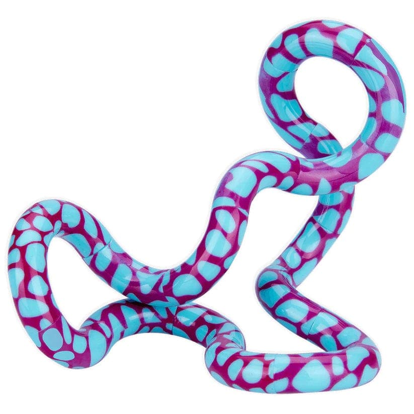 Tangle-Tangle Jr. Wild - Blister Card Assorted Colors-85702-Blue Magenta Giraffe-Legacy Toys