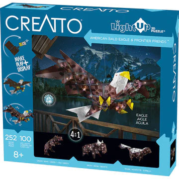 Thames & Kosmos-Creatto: American Bald Eagle & Frontier Friends-888022-Legacy Toys