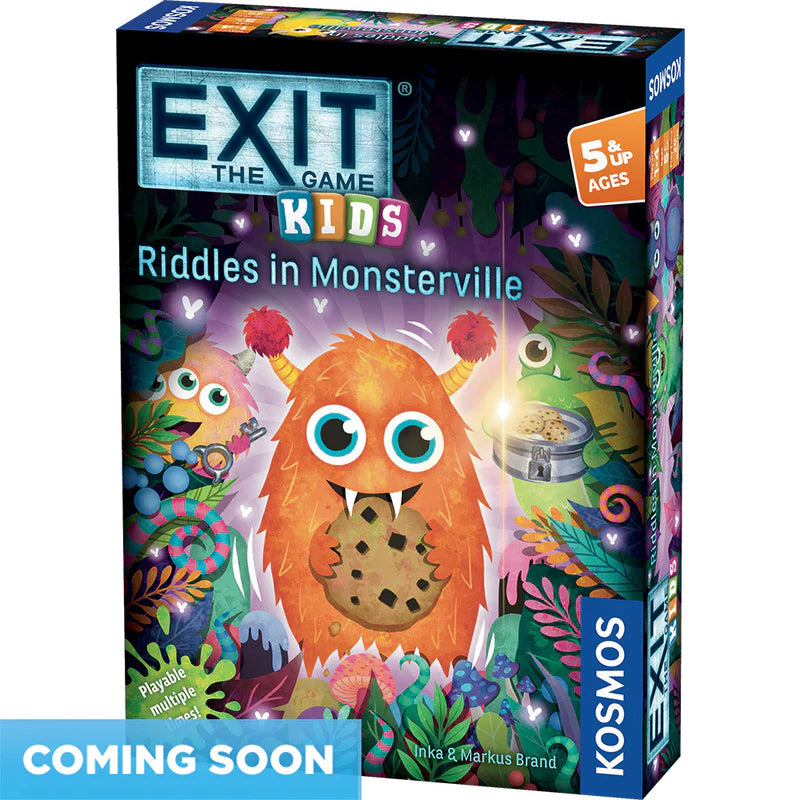 Thames & Kosmos-EXIT: The Game - Kids - Riddles in Monsterville-692868-Legacy Toys