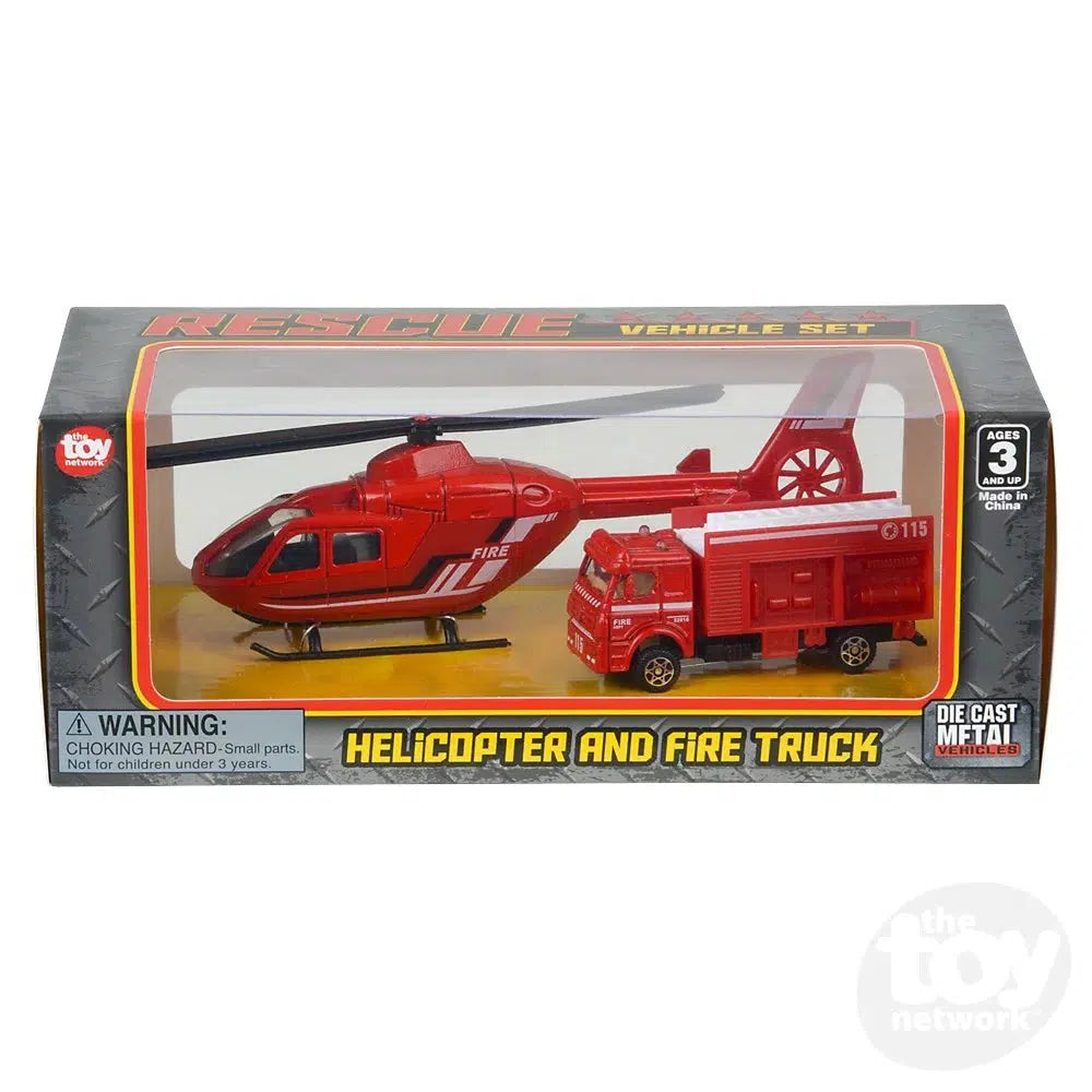 The Toy Network-2 Piece Diecast Firefighter Set-VE-DCFIR-Legacy Toys