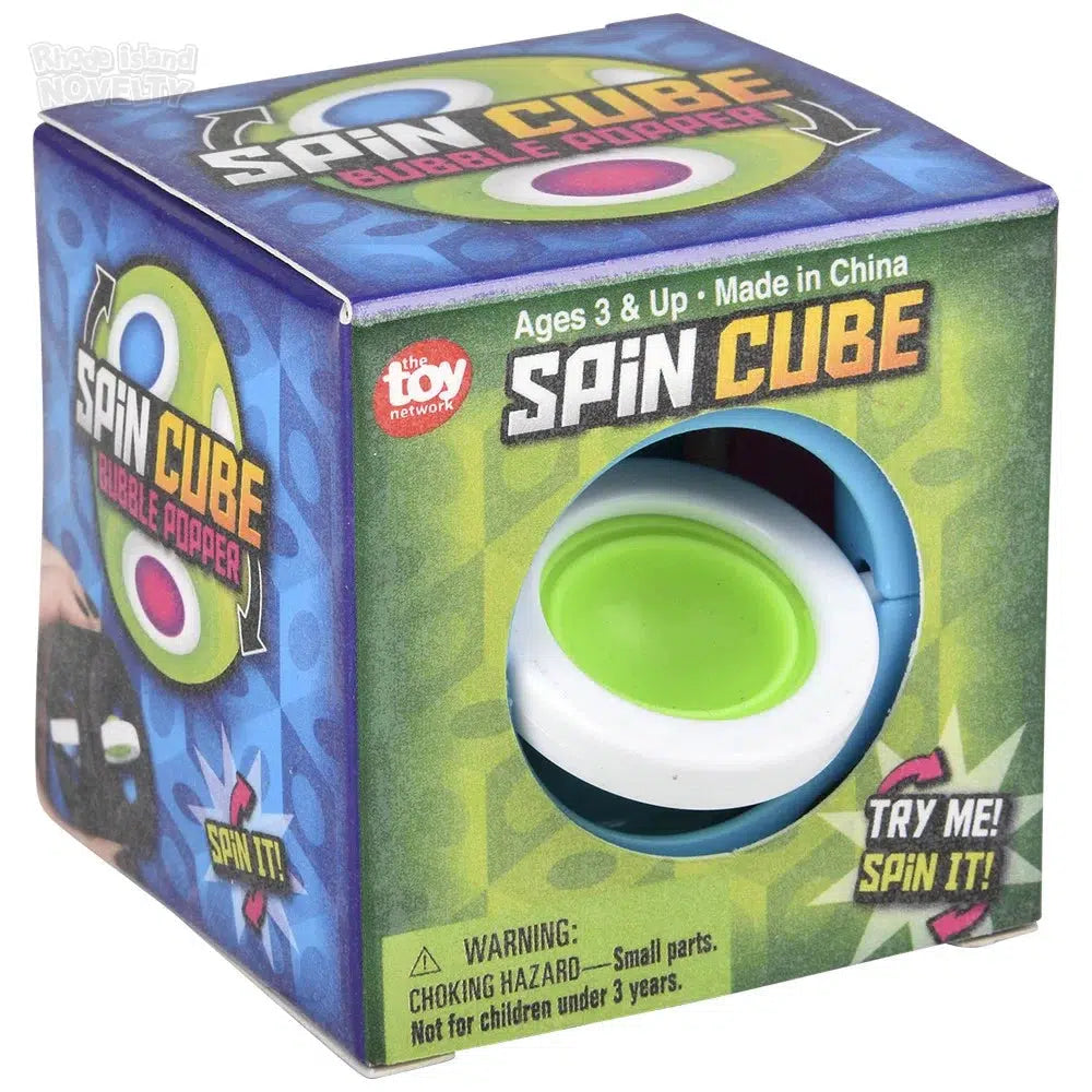 The Toy Network-2" Spinning Cube Fidget--Legacy Toys