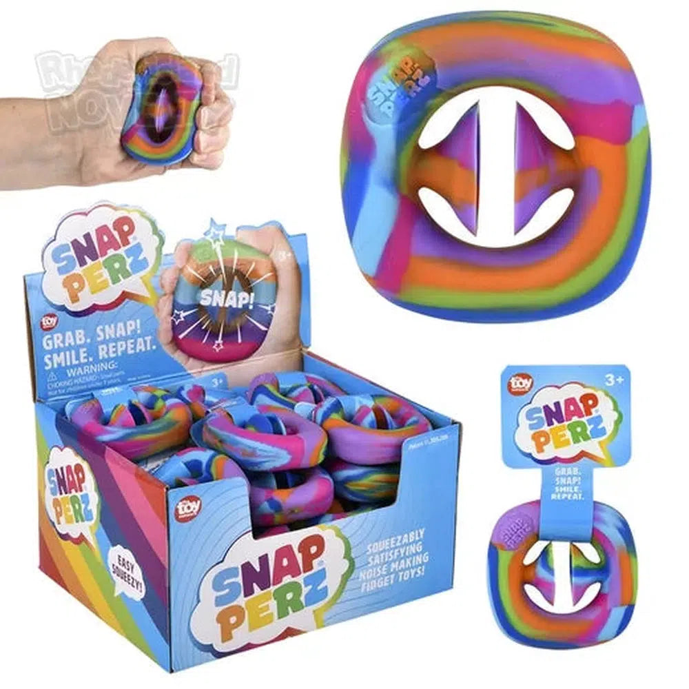 The Toy Network-2.25" Rainbow Snapperz Fidget Toy--Legacy Toys