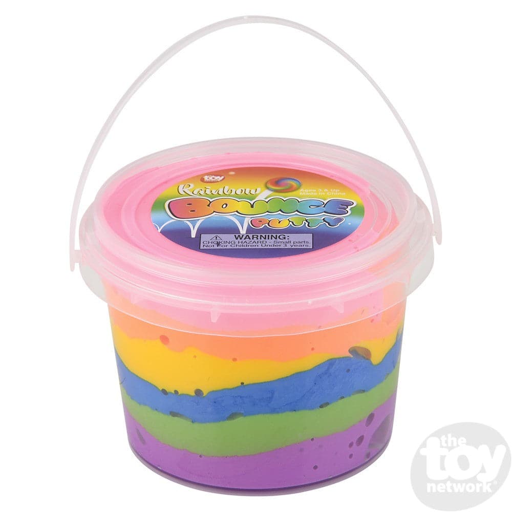 The Toy Network-4" Rainbow Bouncing Putty--Legacy Toys
