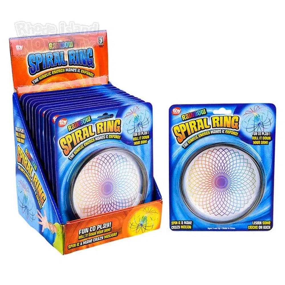 The Toy Network-6" Rainbow Spiral Ring--Legacy Toys
