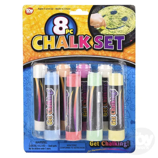 The Toy Network-7.5" Chalk Set 8 Pieces-ST-CHA8P-Single-Legacy Toys