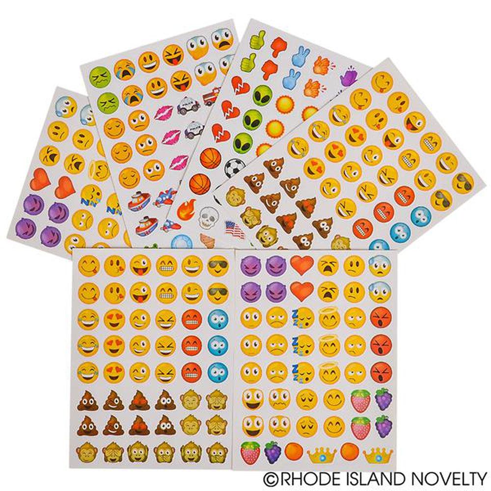 The Toy Network-7.5" Emoticon Stickers--Legacy Toys
