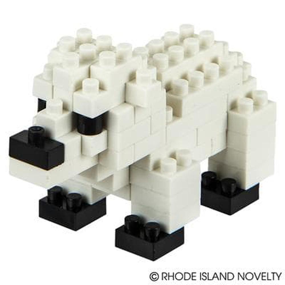 The Toy Network-Mini Blocks - Polar Bear 61 Pieces-AM-MBPOL-Legacy Toys