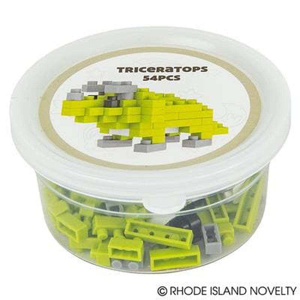 The Toy Network-Mini Blocks - Triceratops 54 Pieces-AM-MBTRI-Legacy Toys