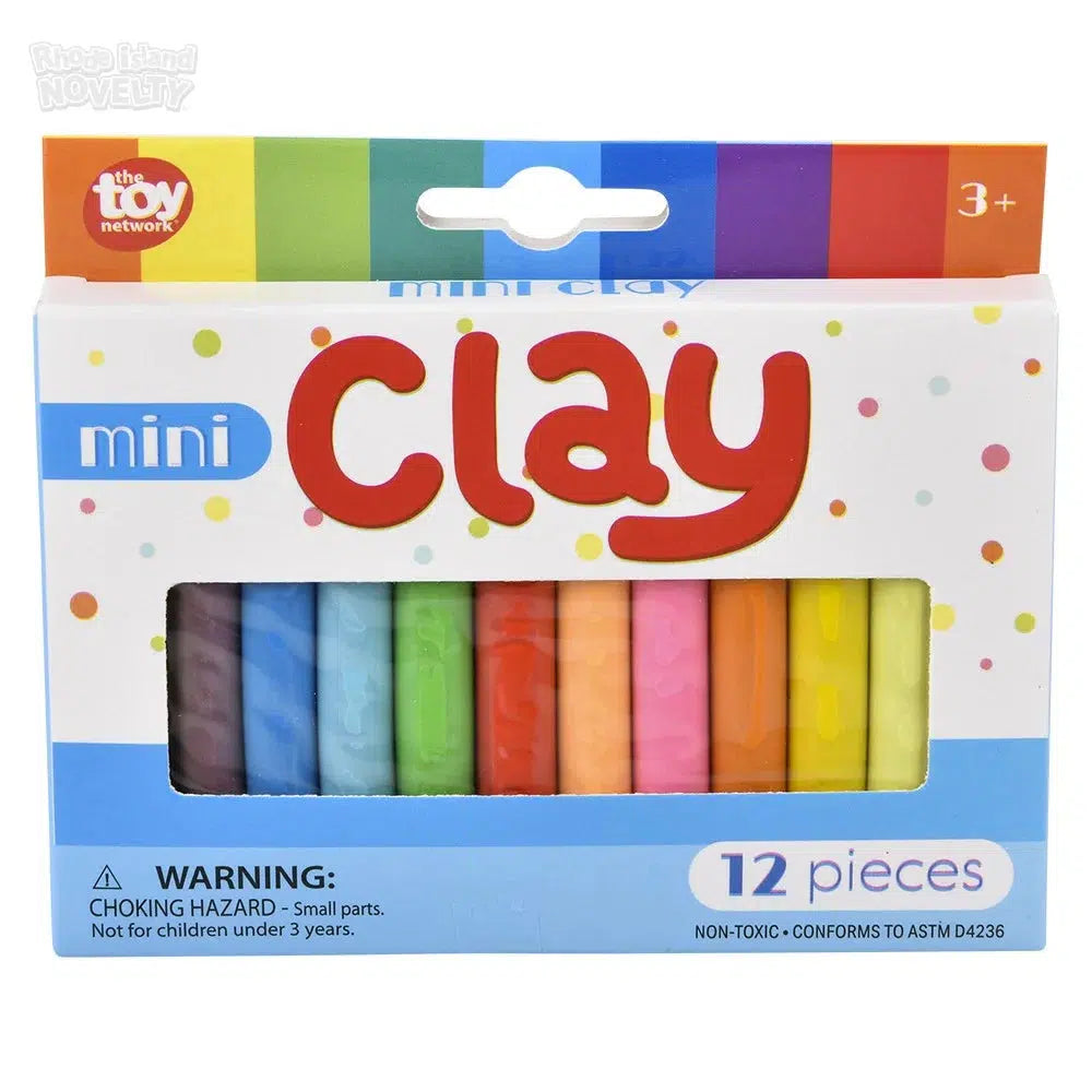 The Toy Network-Mini Clay Set 12 Pieces-CR-CLAMI-Single-Legacy Toys
