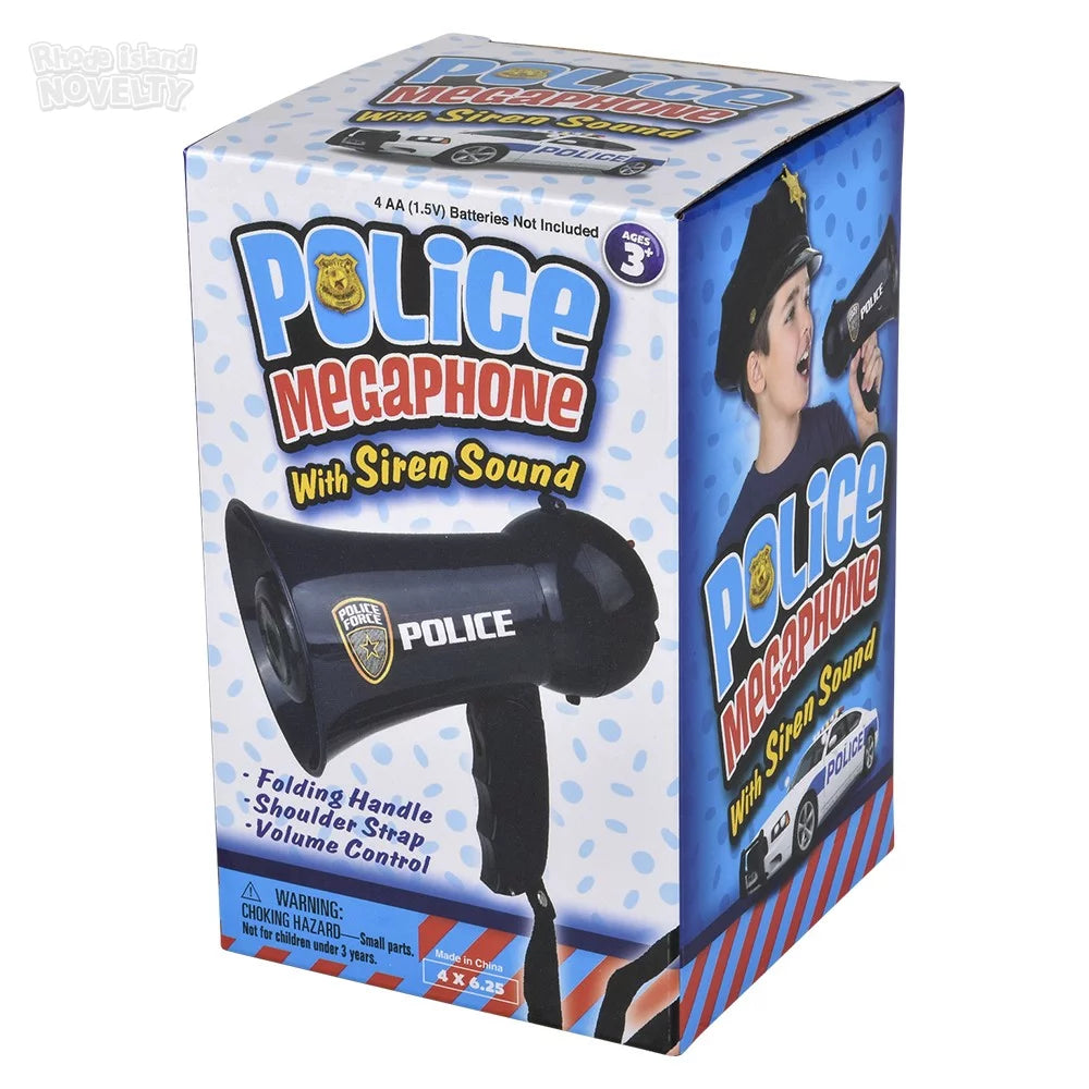 The Toy Network-Police And Fire Megaphone Assorted Styles-RP-23954-Legacy Toys