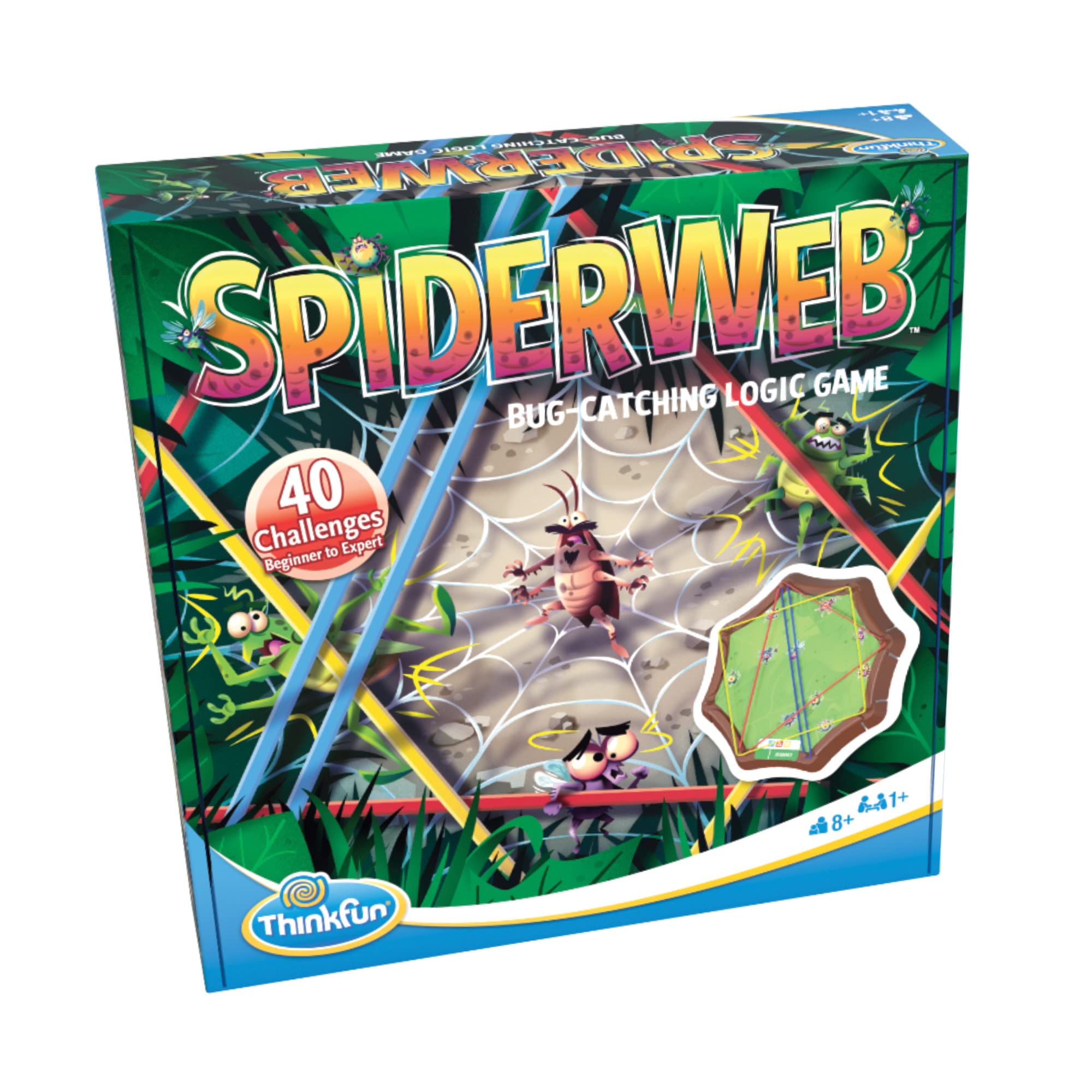 Think Fun-Spider Web: Bug-Catching Logic Game-76504-Legacy Toys