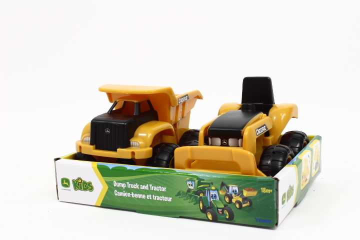 TOMY-John Deere Dump Truck and Tractor-47020-Legacy Toys