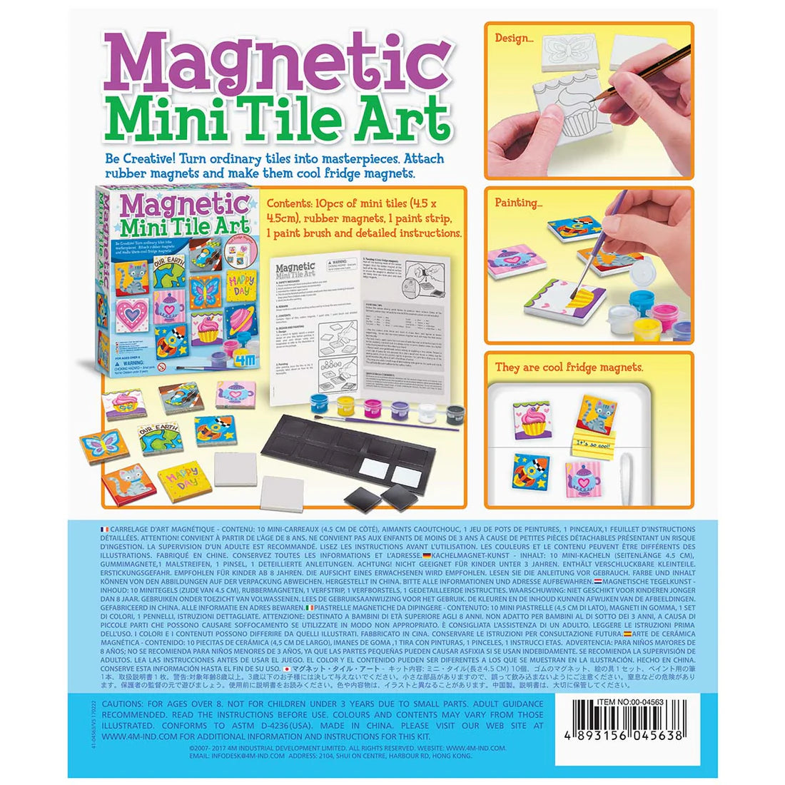 Toy Smith-4M-Craft Magnetic Mini Tile Art-4563-Legacy Toys