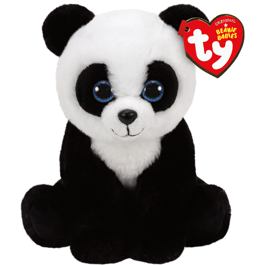 TY-Beanie Baby - Baboo the Panda-41204-Legacy Toys