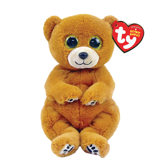 TY-Beanie Baby Bellies - Duncan The Brown Bear-40549-Legacy Toys