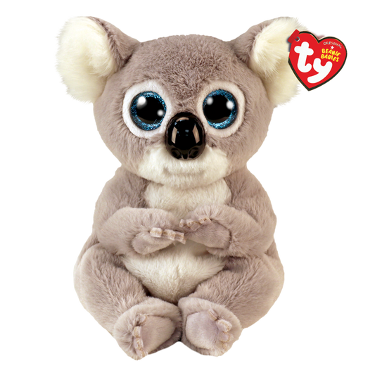 TY-Beanie Bellie - Melly Grey Koala - 8" Small-40726-Legacy Toys