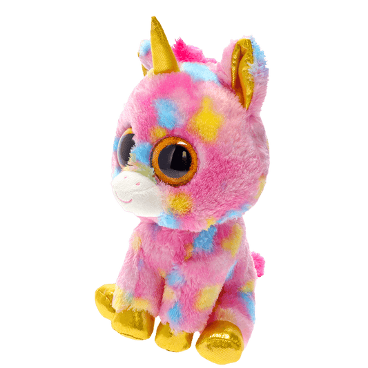 TY-Beanie Boo's - Fantasia Unicorn-36158-Small 8"-Legacy Toys