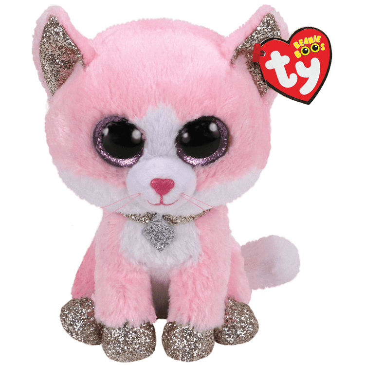TY-Beanie Boo's - Fiona the Cat-36366-6" Small-Legacy Toys