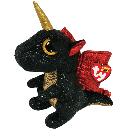 TY-Beanie Boo's - Grindal the Dragon-36321-6" Small-Legacy Toys