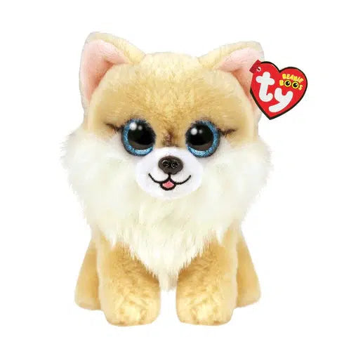 TY-Beanie Boo's - Honeycomb the Dog - 6" Small-36571-Legacy Toys