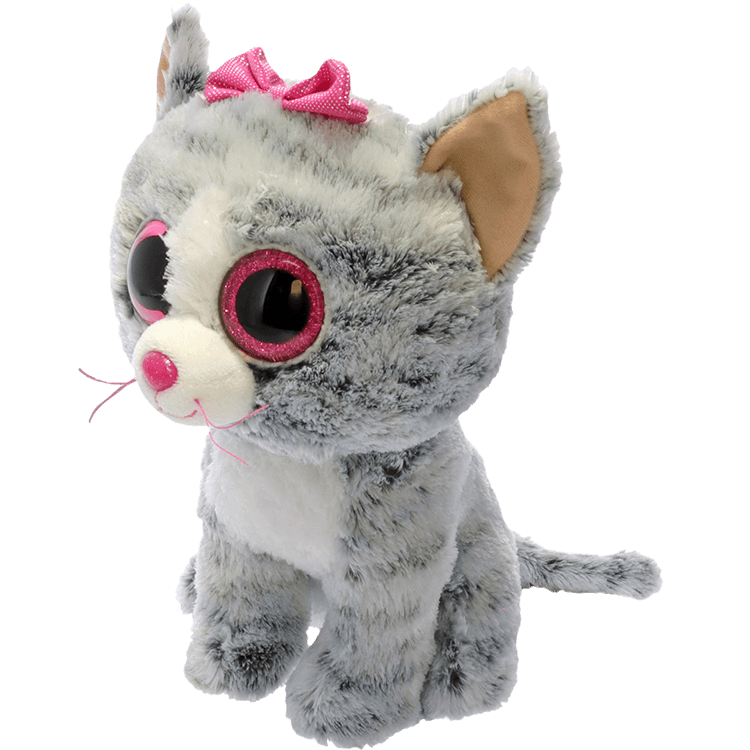 TY-Beanie Boo's - Kiki the Cat-37190-6" Small-Legacy Toys