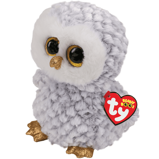 TY-Beanie Boo's - Owlette the Owl-37201-Small 6"-Legacy Toys