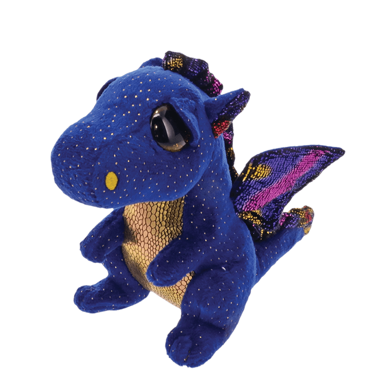 TY-Beanie Boo's - Saffire the Dragon-36879-Small 6"-Legacy Toys