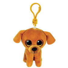 TY-Beanie Boo's - ZuZu Tan Dog - 5" Clip-35256-Legacy Toys