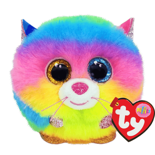 TY-Beanie Puffies 4" Ball-42520-Gizmo - Cat-Legacy Toys