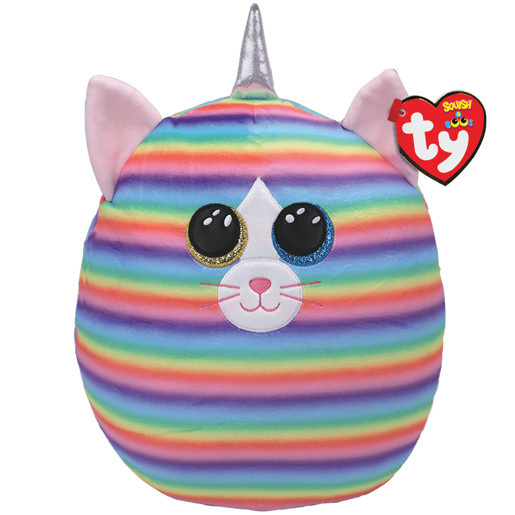 TY-Squish A Boo - Heather - Cat with Horn-39289-10