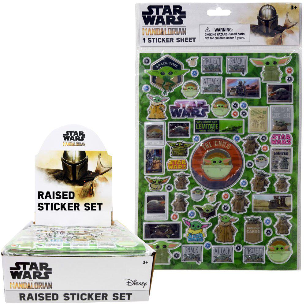 United Party-Star Wars "The Child" Raised Sticker Sheet-707295MD-Legacy Toys