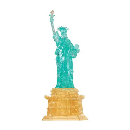 University Games-3D Crystal Puzzle Deluxe - Statue of Liberty-31051-Legacy Toys