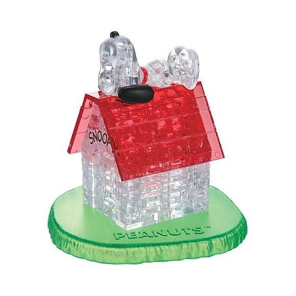 University Games-3D Licensed Crystal Puzzle - Snoopy & Doghouse-30992-Legacy Toys