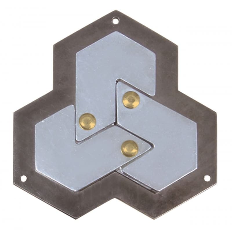 University Games-Hanayama Cast Puzzle - Hexagon - Level 4-30802-Legacy Toys