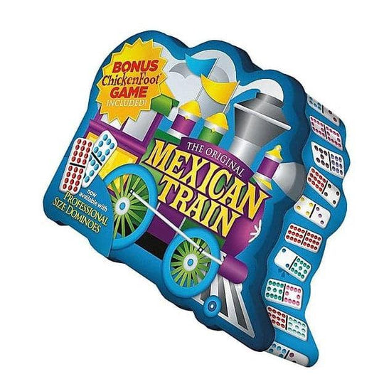 University Games-Mexican Train Deluxe Double Domino Set-54006-Legacy Toys