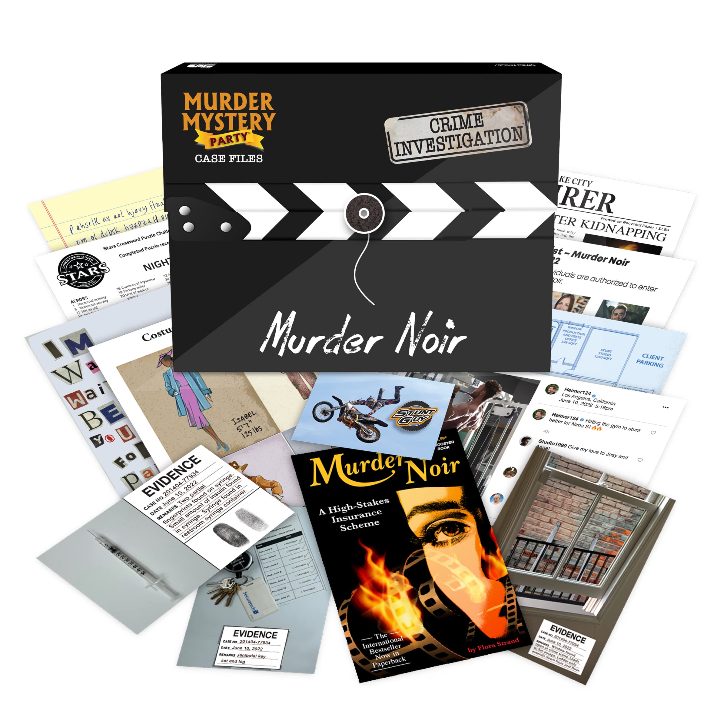 University Games-Murder Mystery Party - Case Files: Murder Noir-33286-Legacy Toys