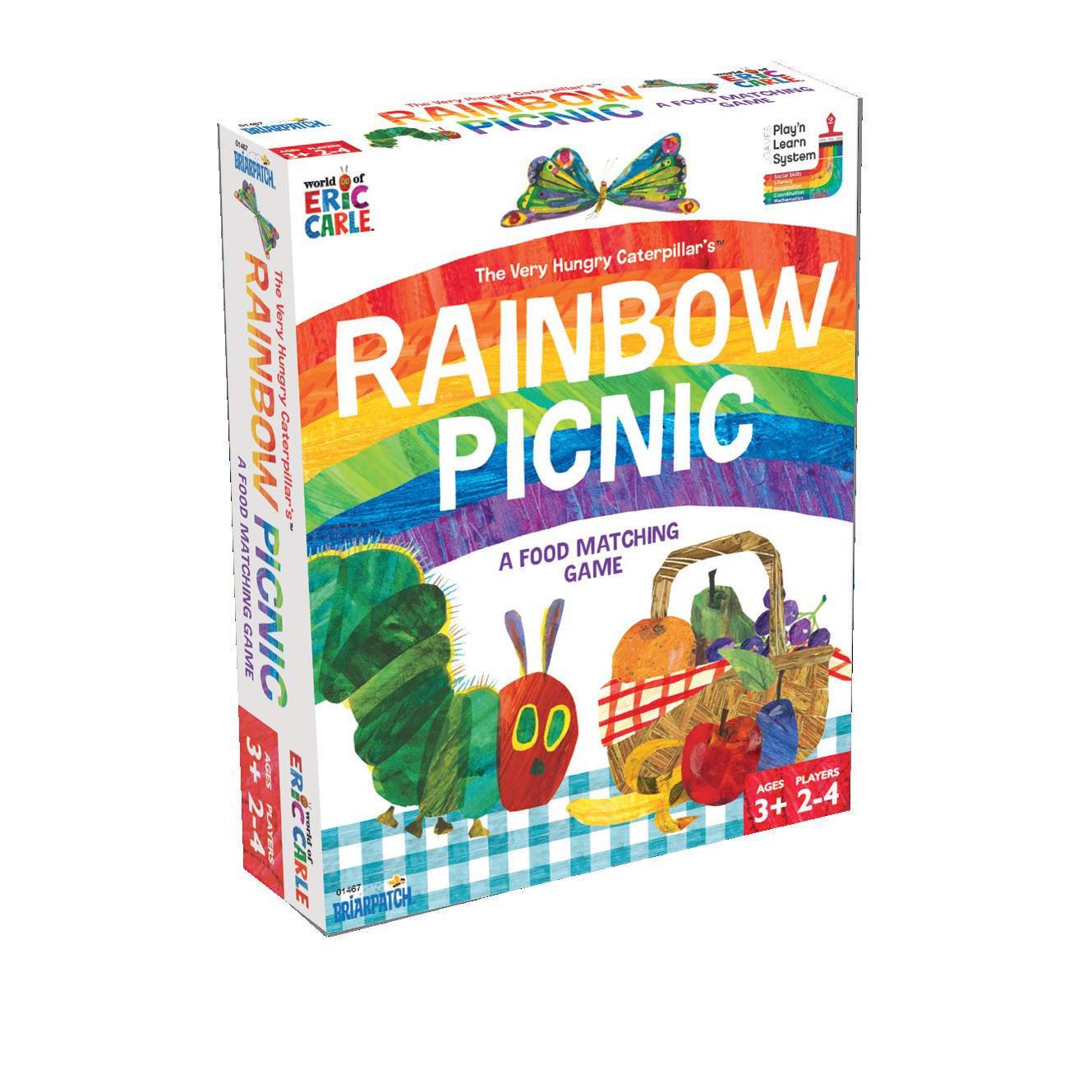 University Games-The Very Hungry Caterpillar Rainbow Picnic Game-01467-Legacy Toys