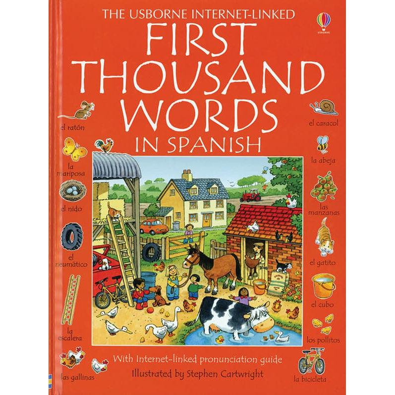 Usborne Books-First Thousand Words in Spanish-530617-Legacy Toys