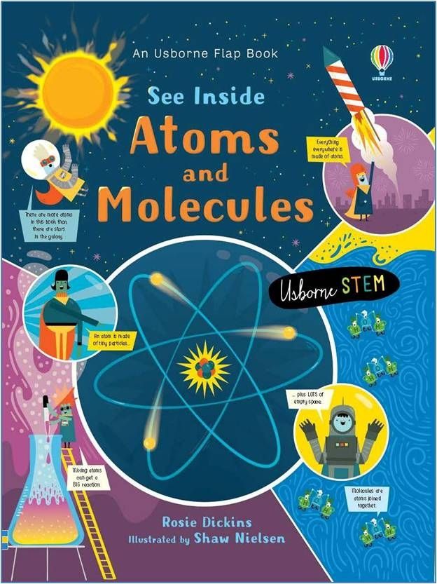 Usborne Books-See Inside Atoms and Molecules-547745-Legacy Toys